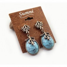 SUMNI Stone Earrings | Sapphire | Ruby